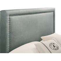 carson gray queen upholstered bed   