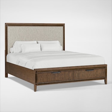 Carter 5-Piece Bedroom Set with Dresser and Mirror - Queen