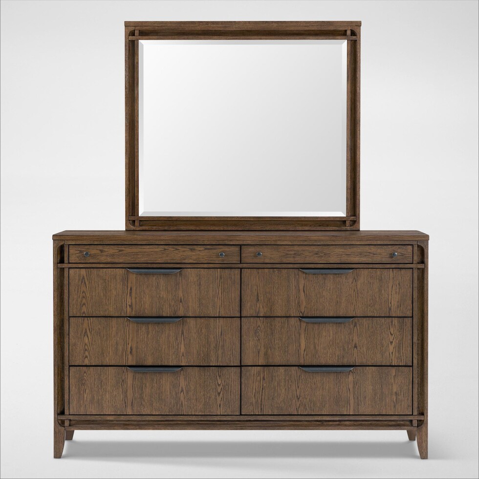 carter bedroom brown  pc queen bedroom   