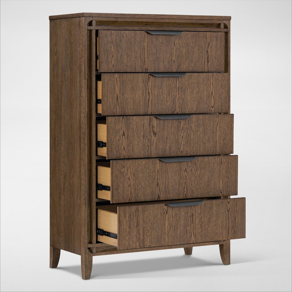 carter bedroom brown chest   
