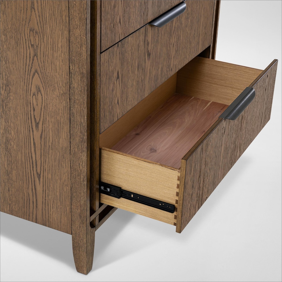carter bedroom brown chest   