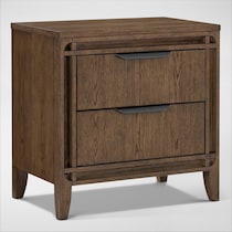carter bedroom brown nightstand   