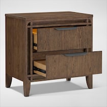 carter bedroom brown nightstand   