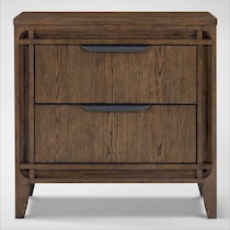 carter bedroom brown nightstand   