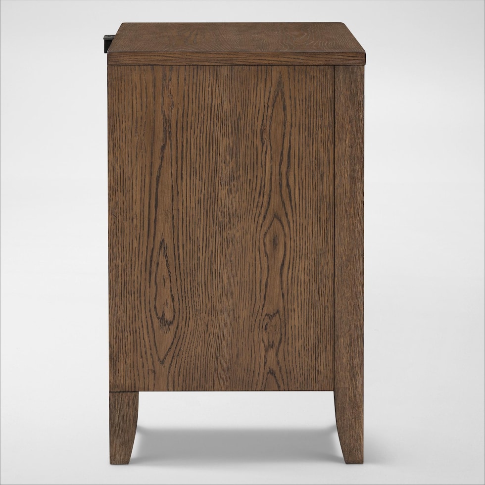 carter bedroom brown nightstand   
