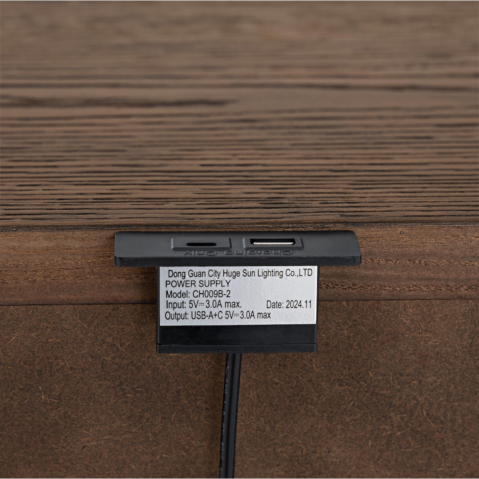 carter bedroom brown nightstand   