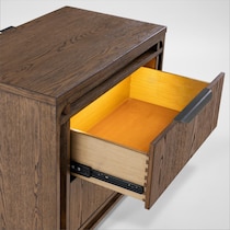 carter bedroom brown nightstand   