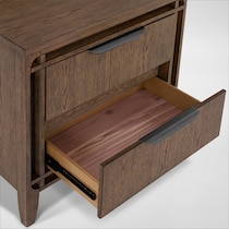 carter bedroom brown nightstand   