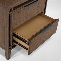 carter bedroom brown nightstand   