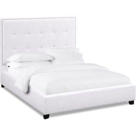Carter 56" King Upholstered Bed - Pure Linen