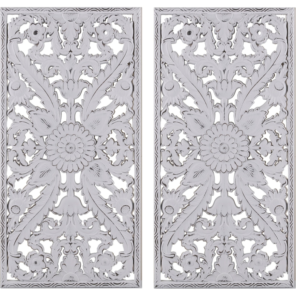 carvel white wall art   