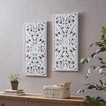 carvel white wall art   