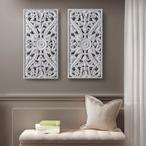 carvel white wall art   