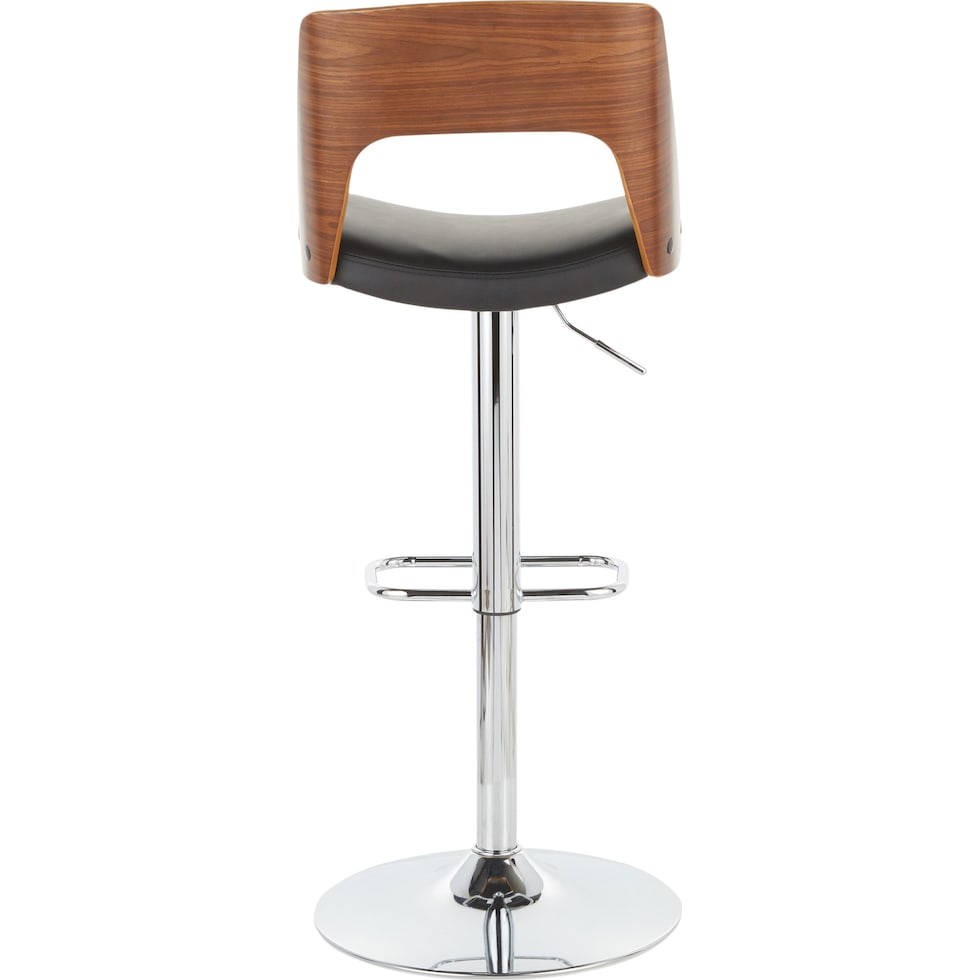 carver dark brown bar stool   