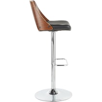 carver dark brown bar stool   