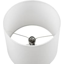 cary white table lamp   