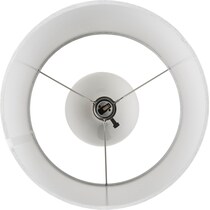 cary white table lamp   
