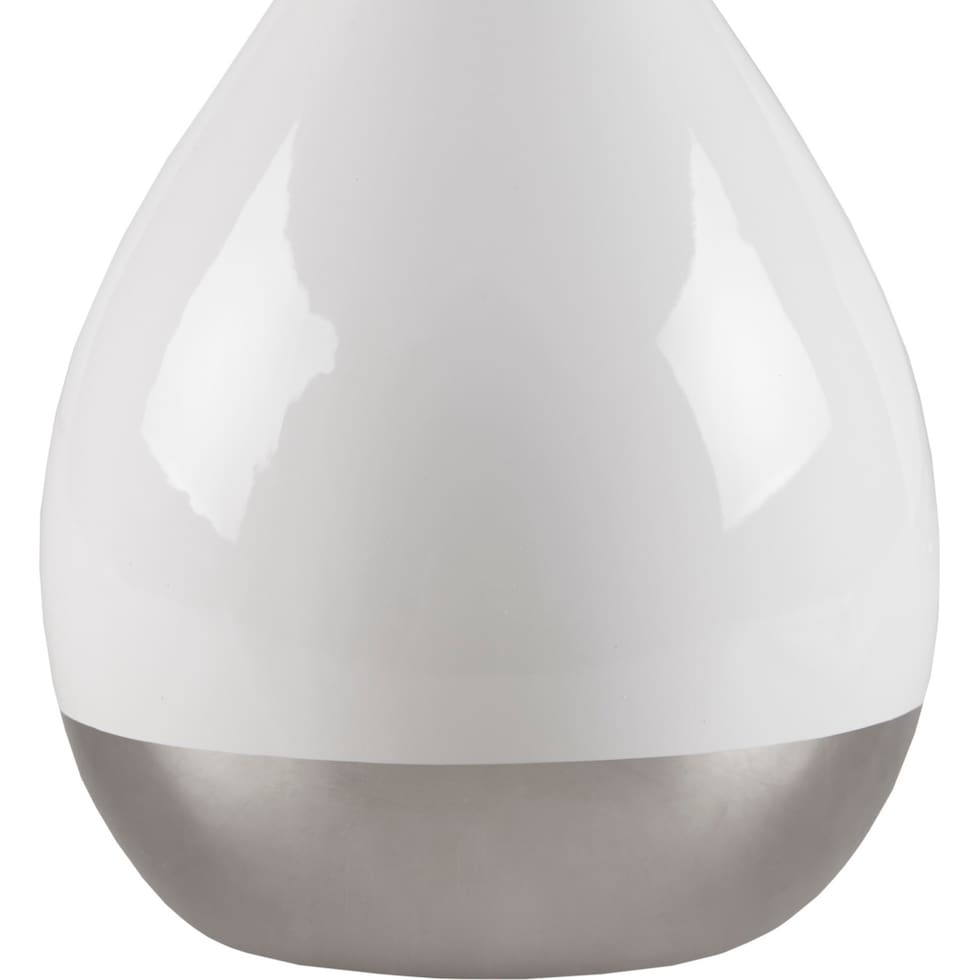 cary white table lamp   