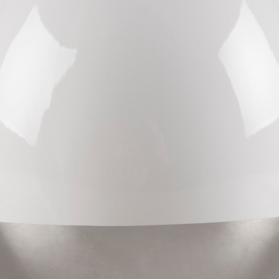 cary white table lamp   