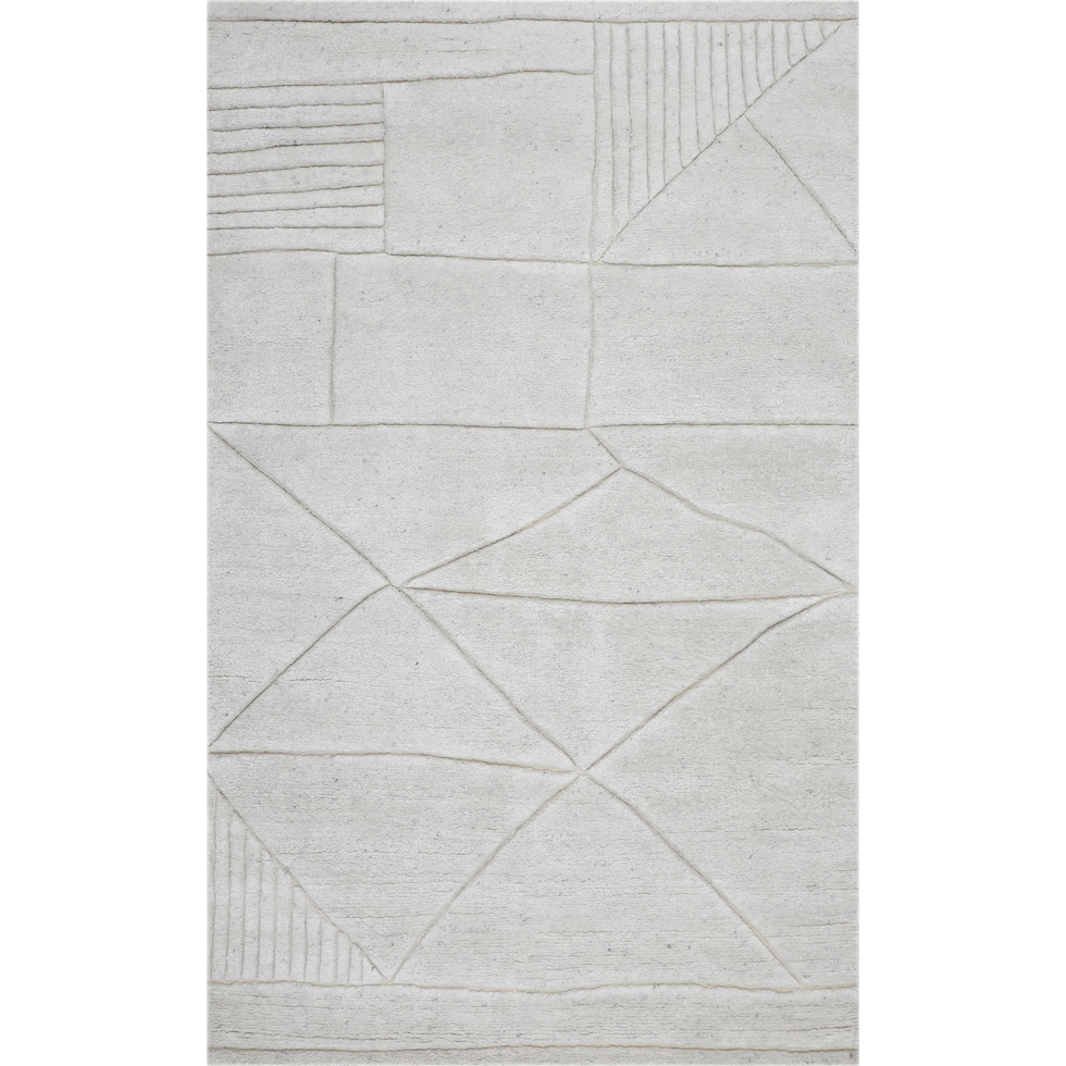 casablanca white area rug  x    