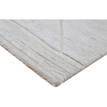 casablanca white area rug  x    