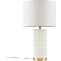 casanova white table lamp   