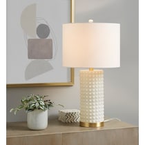 casanova white table lamp   