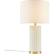 casanova white table lamp   