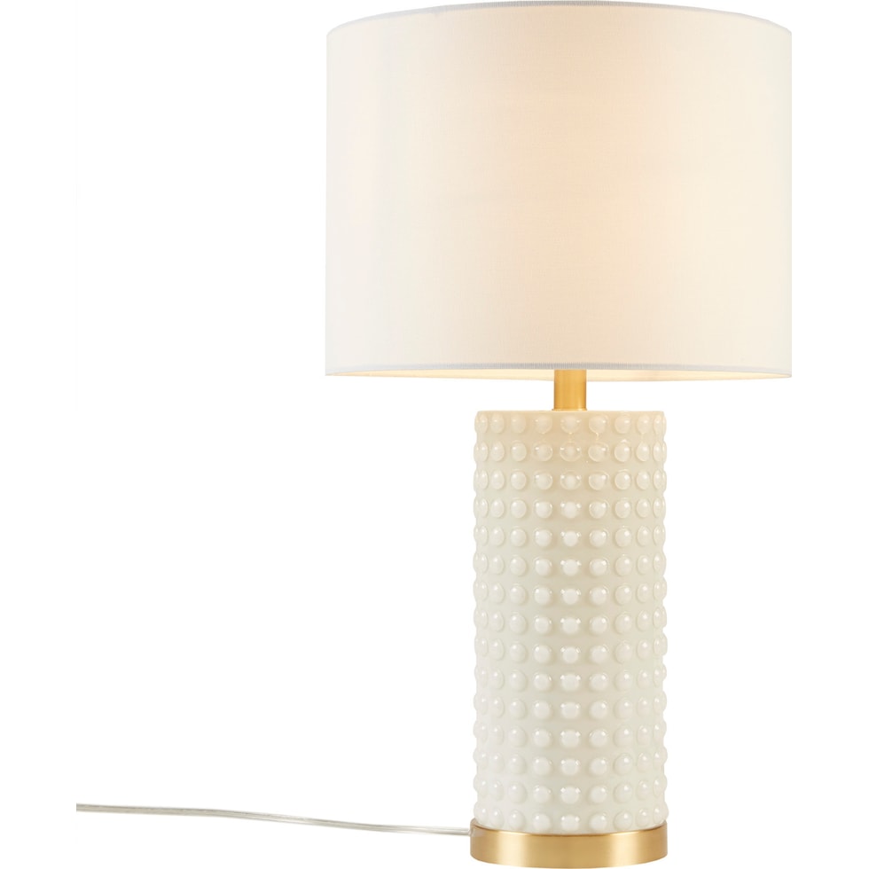 casanova white table lamp   