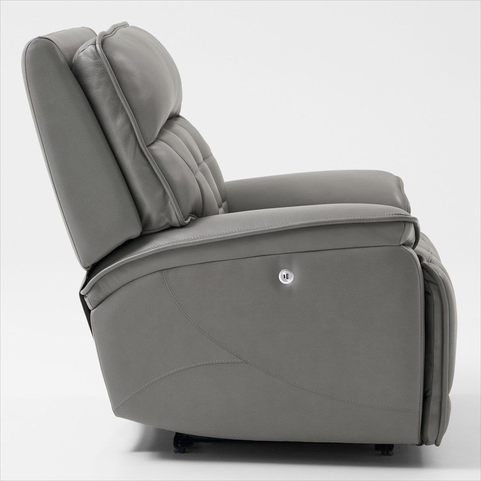 cascade gray recliner   