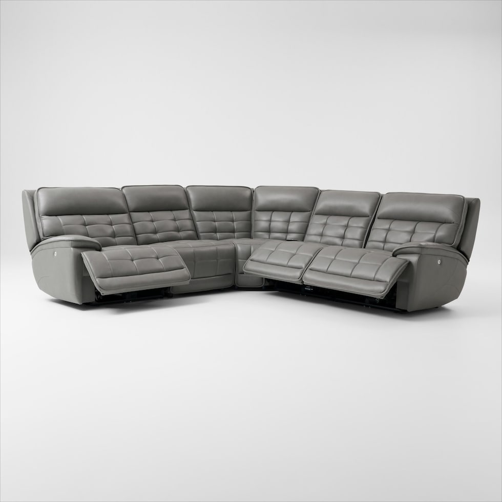 cascade gray sectional   