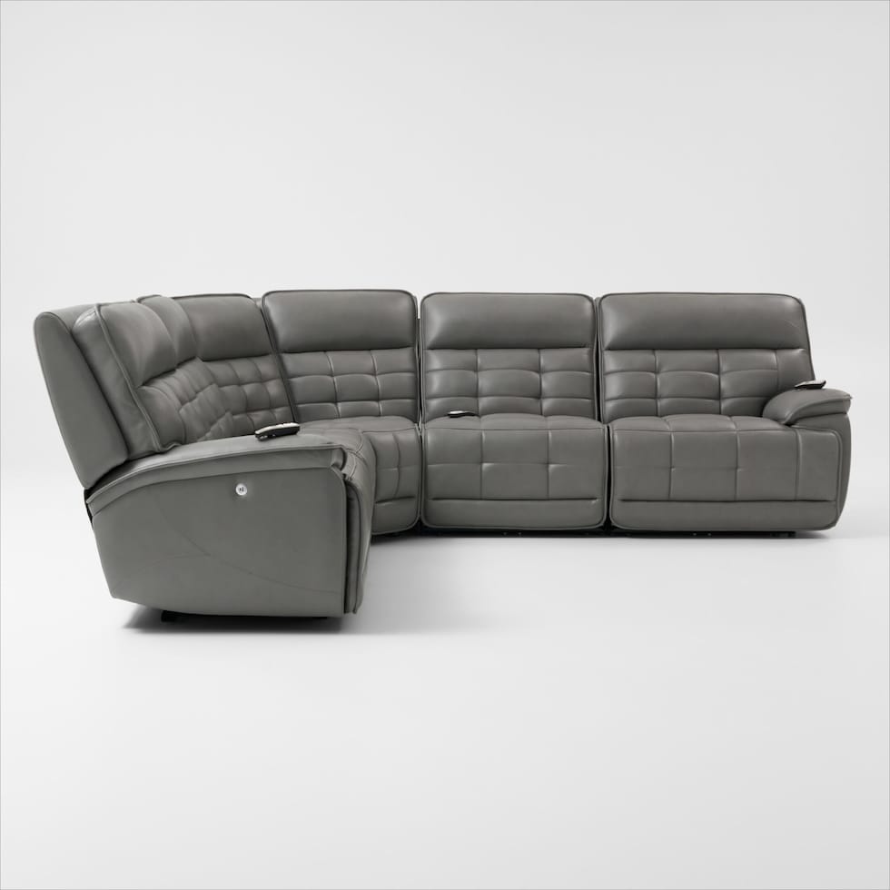 cascade gray sectional   
