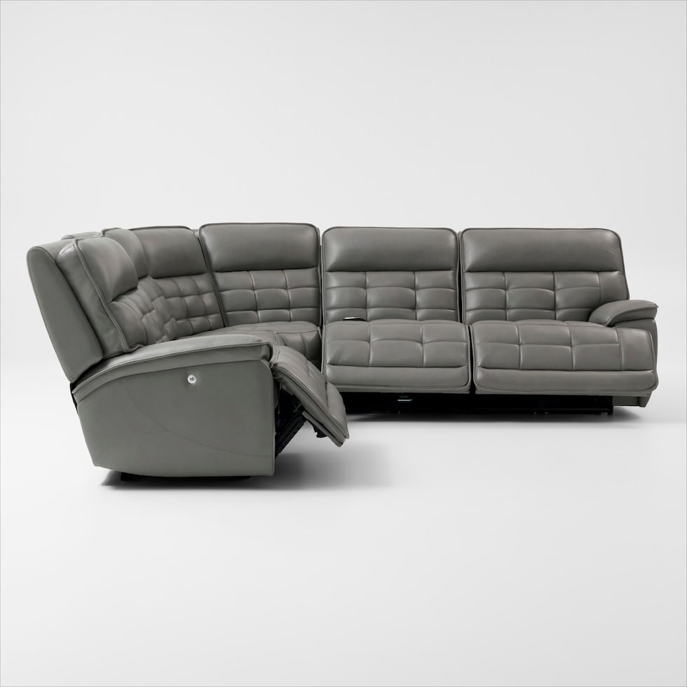 cascade gray sectional   