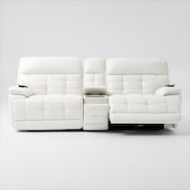 cascade white loveseat   