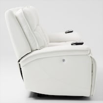 cascade white loveseat   