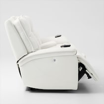 cascade white loveseat   