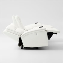 cascade white loveseat   