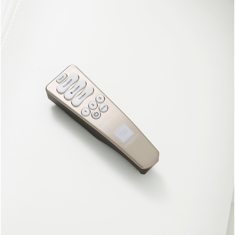 cascade white recliner   