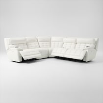 cascade white sectional   