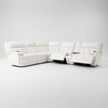 cascade white sectional   