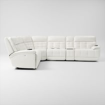cascade white sectional   
