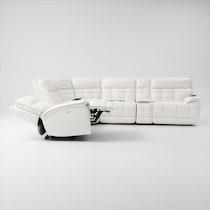 cascade white sectional   