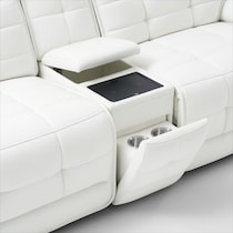cascade white sectional   