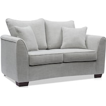 casey gray loveseat   