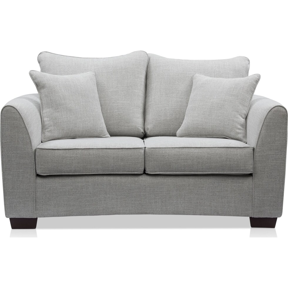 casey gray loveseat   
