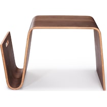 casimir dark brown end table   