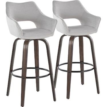 Casio Set of 2 Swivel Bar Stools