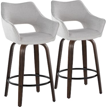 Casio Set of 2 Swivel Counter-Height Stools