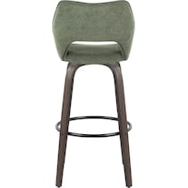 casio green dark walnut bar stool   