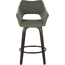 casio green dark walnut counter height stool   